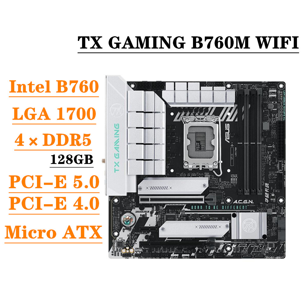 Intel Cpu Core I9 - Płyta główna ASUS TX GAMING B760M