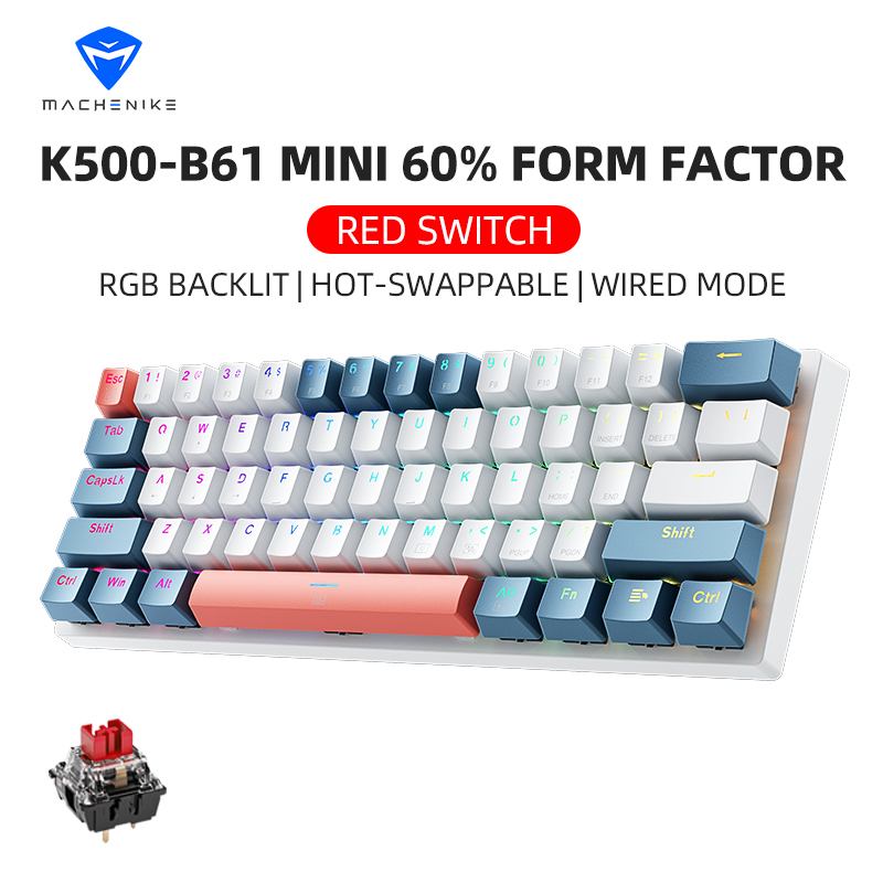 Gaming Keyboard E Yooso - K500-B61 Machenike Mini Mechaniczna Klawiatura 60%