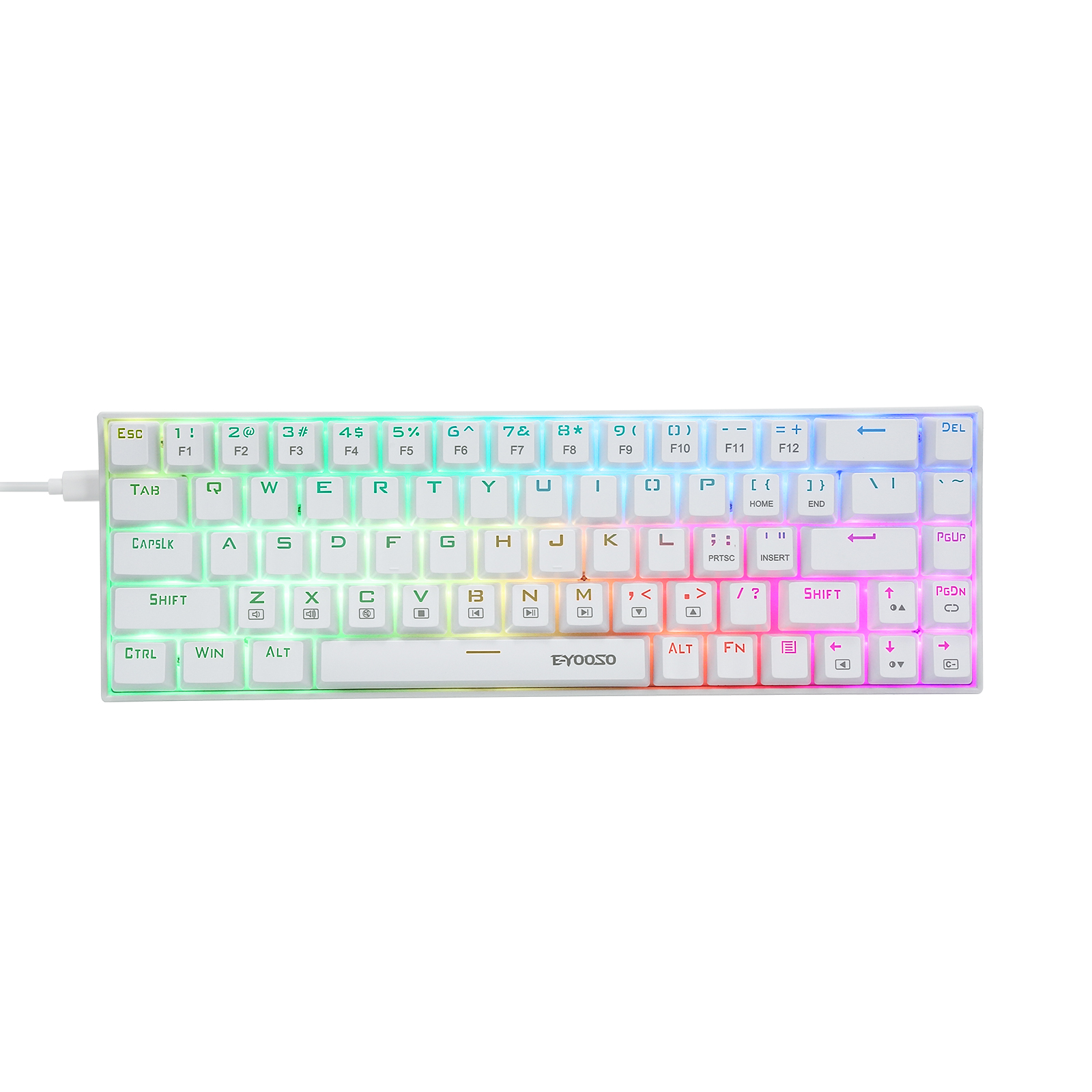 Gaming Keyboard E Yooso - Z-686 60% Mini mechaniczna klawiatura do