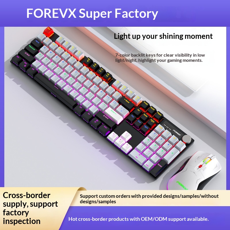 Gaming Keyboard Not Typing - Zestaw mechanicznej klawiatury i myszy do