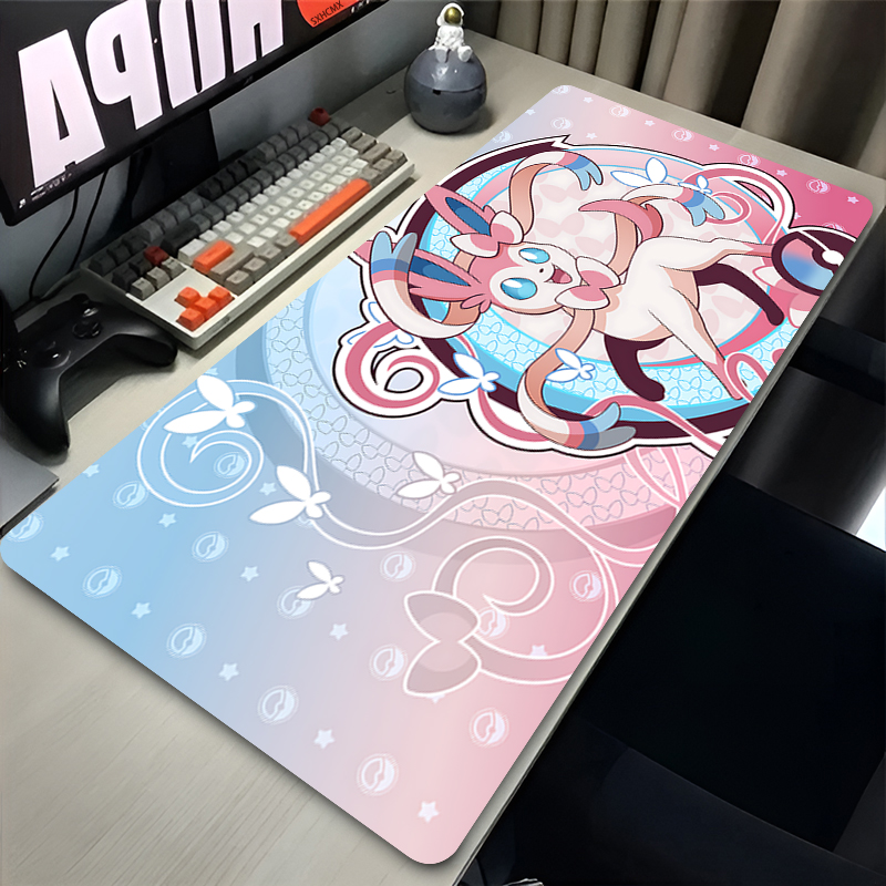 Gaming Keyboard Easy To Clean - Duża Różowa Urocza Podkładka Pod Mysz