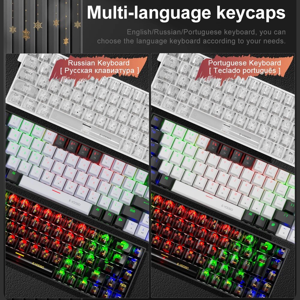 E-YOOSO Z686 USB Mini Slim Mec – Gaming Keyboard E Yooso recenzja i cena