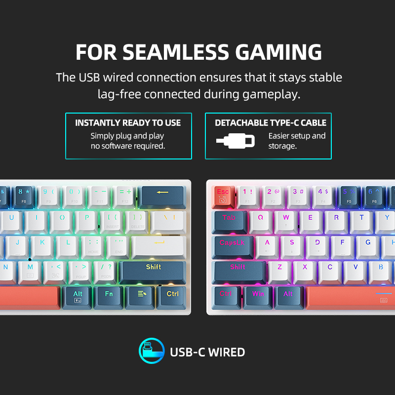 K500-B61 Machenike Mini Mechan – Gaming Keyboard E Yooso recenzja i cena