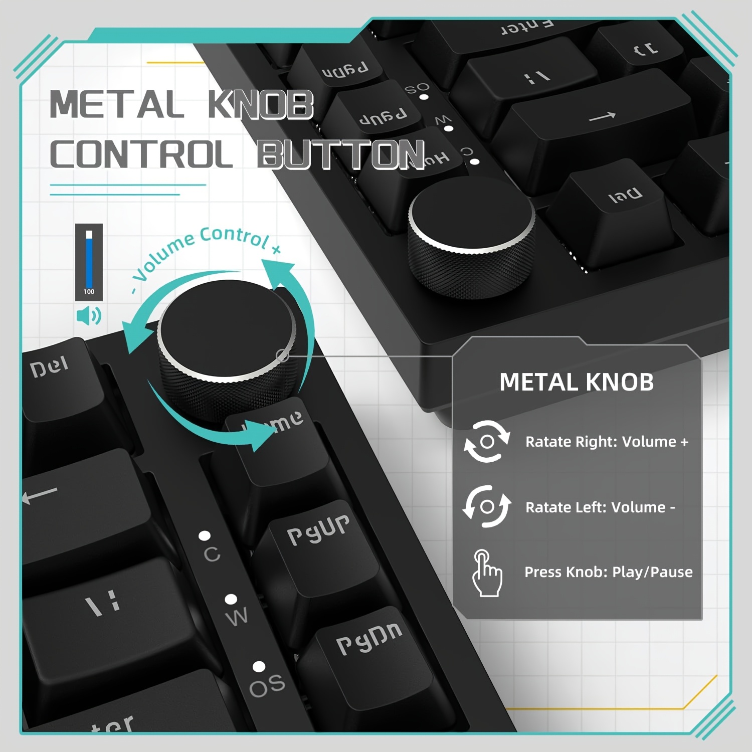 AJAZZ AK820 Przewodowa Klawiat – Gaming Keyboard E Yooso recenzja i cena