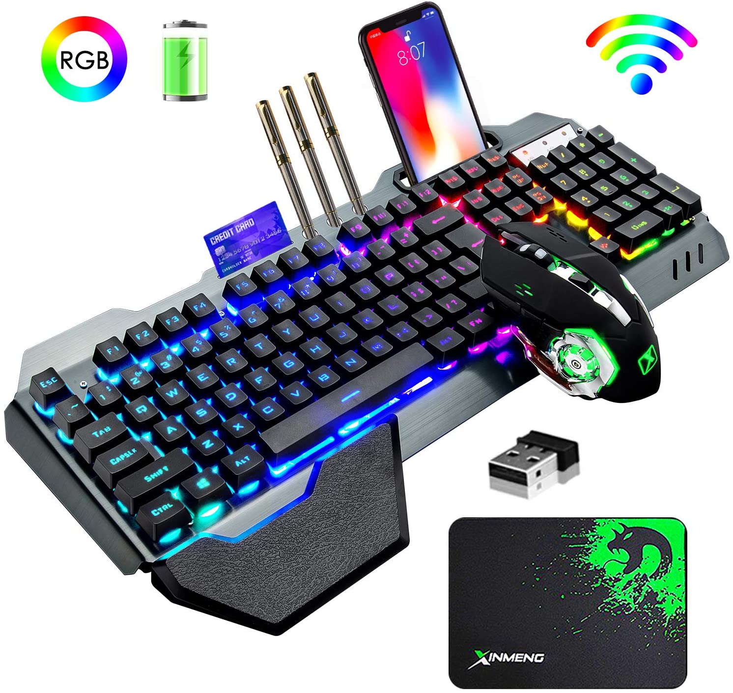 Bezprzewodowa klawiatura i mys – Gaming Keyboard And Mouse Wireless recenzja i cena