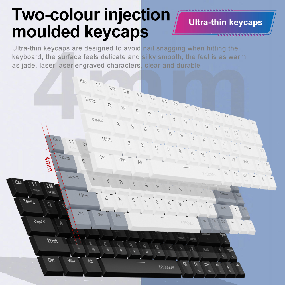 E-YOOSO klawiatura mechaniczna – Gaming Keyboard E Yooso recenzja i cena
