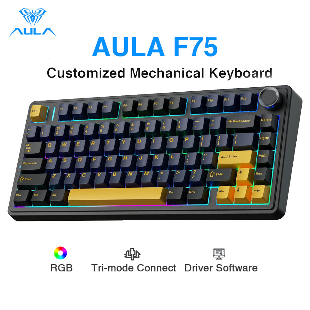 Klawiatura mechaniczna Aula F7 – Gaming Keyboard No Number Pad recenzja i cena